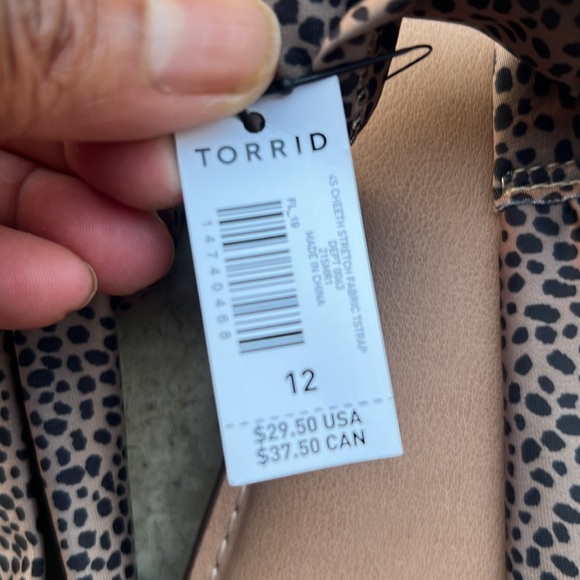 Torrid women T- Strap summer sandals size 12 NWT - Picture 3 of 4